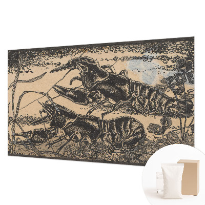 Large wallpaper mural Water crayfish