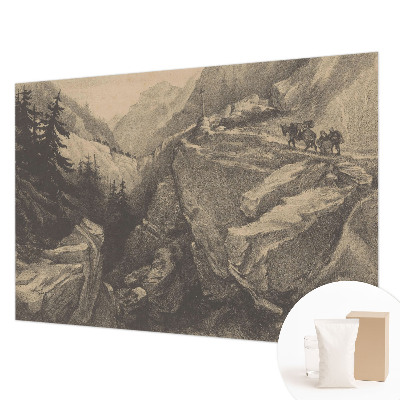 Large wall mural wallpaper Picturesque mountains