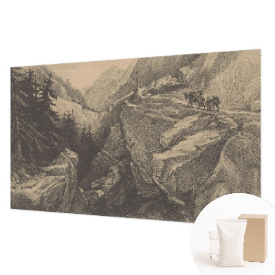 Large wall mural wallpaper Picturesque mountains