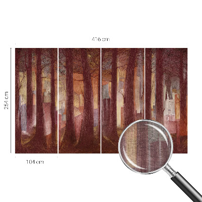 High quality wall mural wallpaper Mysterious landscape