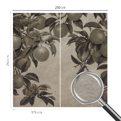 Premium wall mural for bedroom Fruit pattern