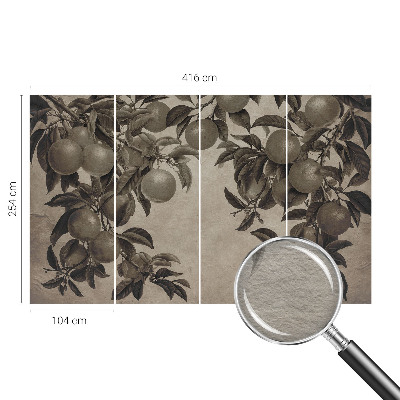 Premium wall mural for bedroom Fruit pattern