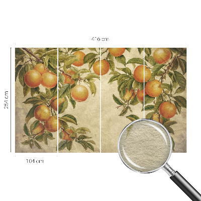 Premium photo wallpaper Fruit branches