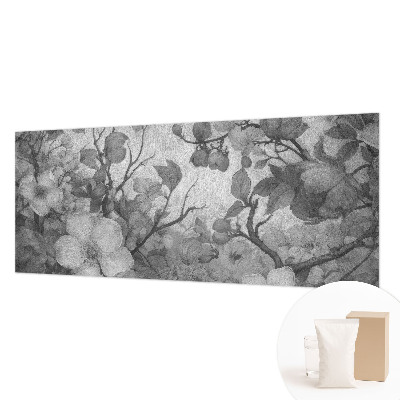 Decorative wall mural for living room Flower branch