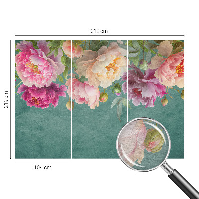 Wall mural for living room Floral elegance