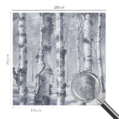 Photo wall mural Frosty nature