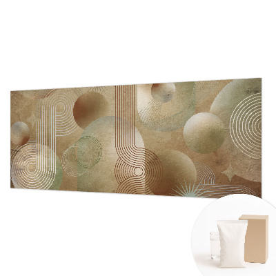 Wallpaper mural for living room Geometric pattern