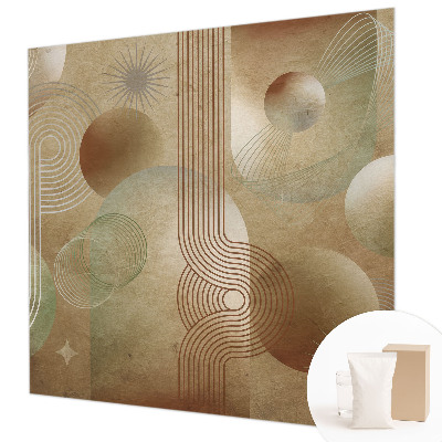 Wallpaper mural for living room Geometric pattern