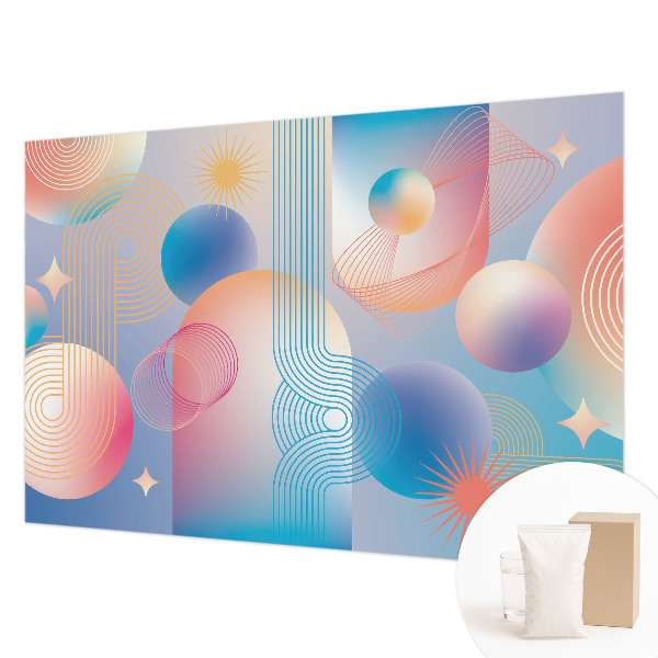 Large wall mural Colorful abstraction