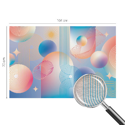 Large wall mural Colorful abstraction