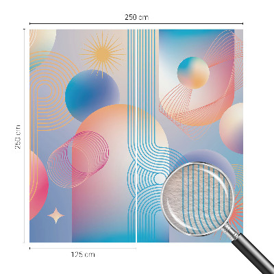 Large wall mural Colorful abstraction