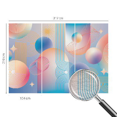 Large wall mural Colorful abstraction