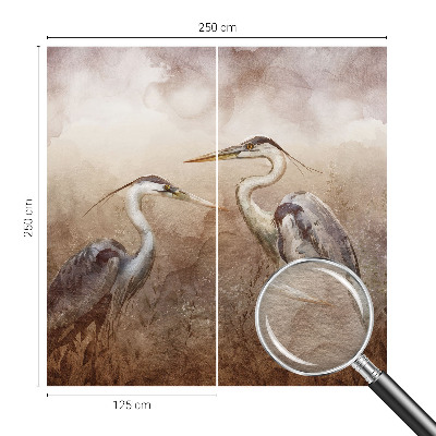 Bedroom wall mural wallpaper Elegant birds