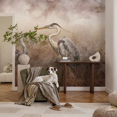 Bedroom wall mural wallpaper Elegant birds