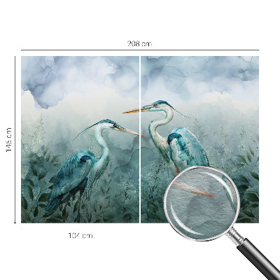 Large wallpaper mural Birds of nature