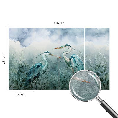 Large wallpaper mural Birds of nature