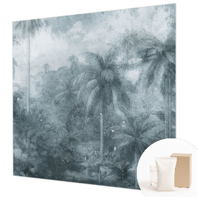 Custom size wall mural Tropical vegetation