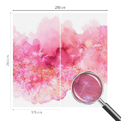 Modern wall mural Floral pattern