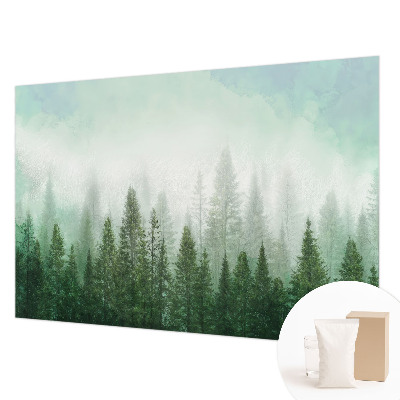 High quality photo wallpaper Wolf in the forest