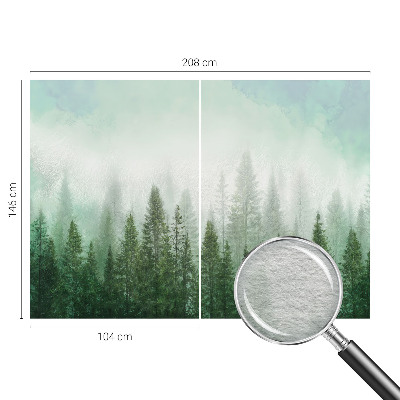 High quality photo wallpaper Wolf in the forest