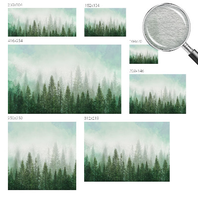 High quality photo wallpaper Wolf in the forest