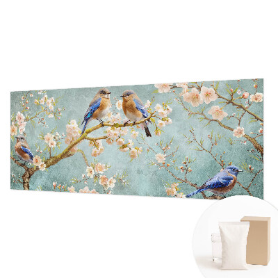 High quality wall mural wallpaper Spring birds