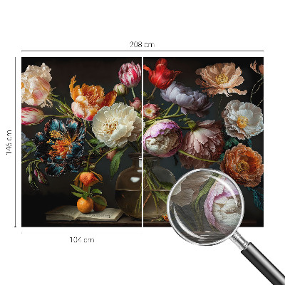 Premium photo wallpaper Flower bouquet