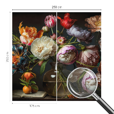 Premium photo wallpaper Flower bouquet