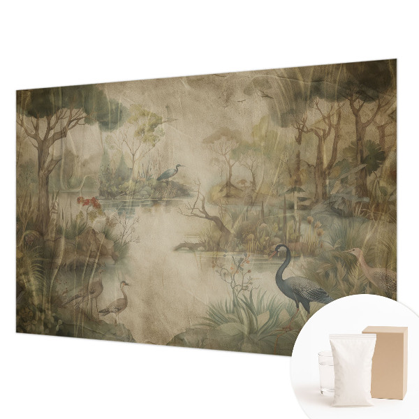 Photo wall mural Forest scene