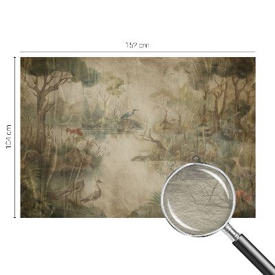 Photo wall mural Forest scene