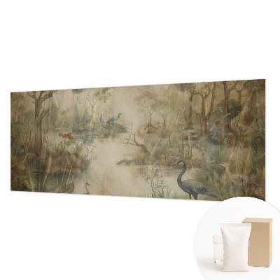 Photo wall mural Forest scene