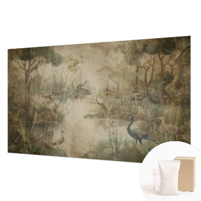 Photo wall mural Forest scene