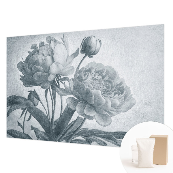 Wall mural for living room Floral chic