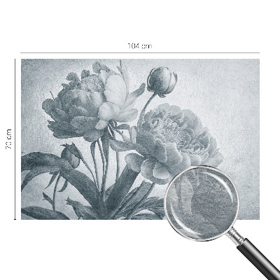 Wall mural for living room Floral chic