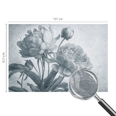 Wall mural for living room Floral chic