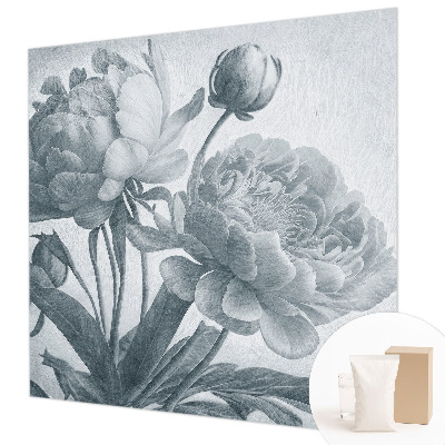 Wall mural for living room Floral chic