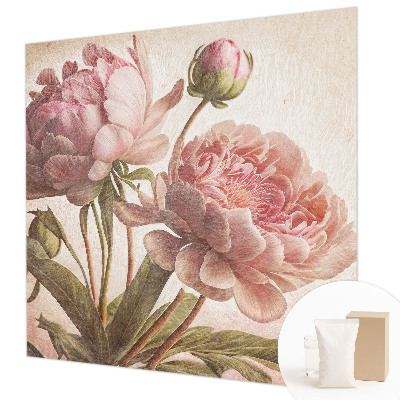 Wall mural for bedroom Delicate peonies