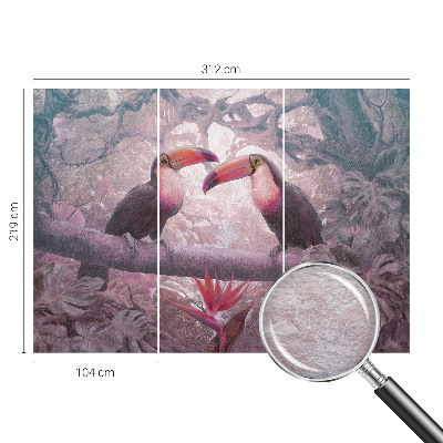 Wallpaper mural for living room Exotic couple