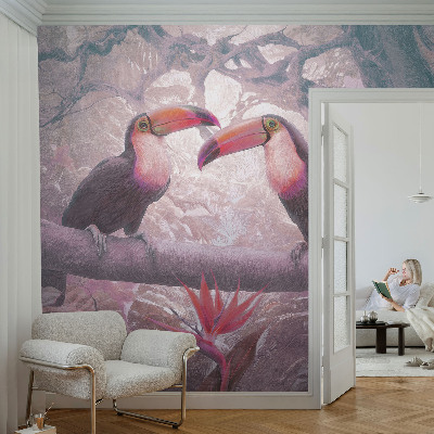 Wallpaper mural for living room Exotic couple