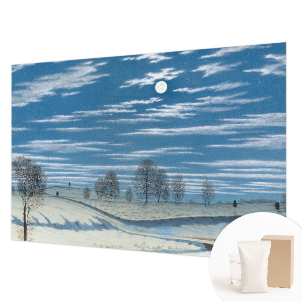 Modern wall mural Winter landscape