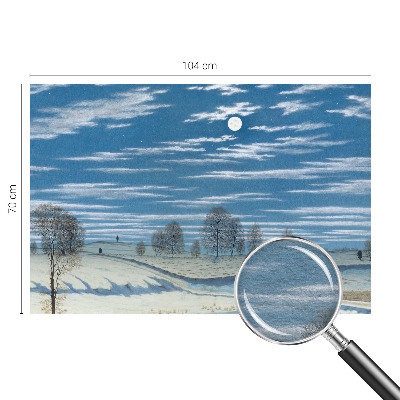 Modern wall mural Winter landscape