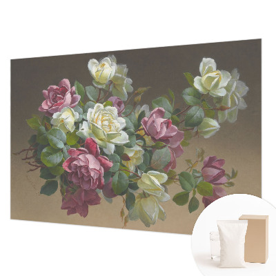 Premium wall mural for bedroom Floral elegance