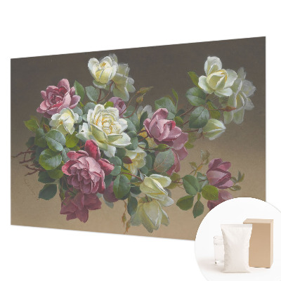 Premium wall mural for bedroom Floral elegance