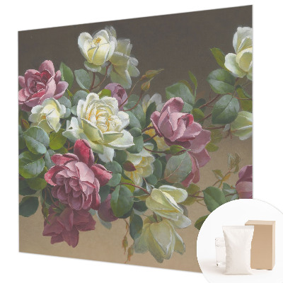 Premium wall mural for bedroom Floral elegance