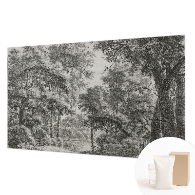 Non-woven wall mural Forest scenery
