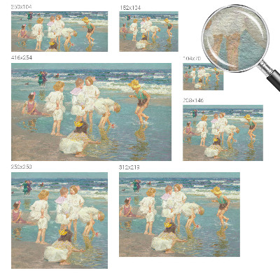 Wall mural for living room Beach childhood