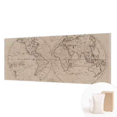 Bedroom wall mural wallpaper Old map