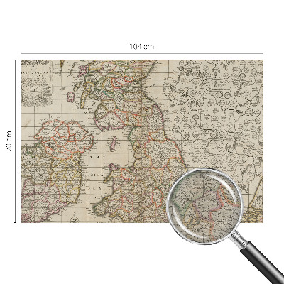 Large wall mural Antique map