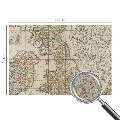 Large wall mural Antique map