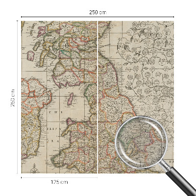 Large wall mural Antique map